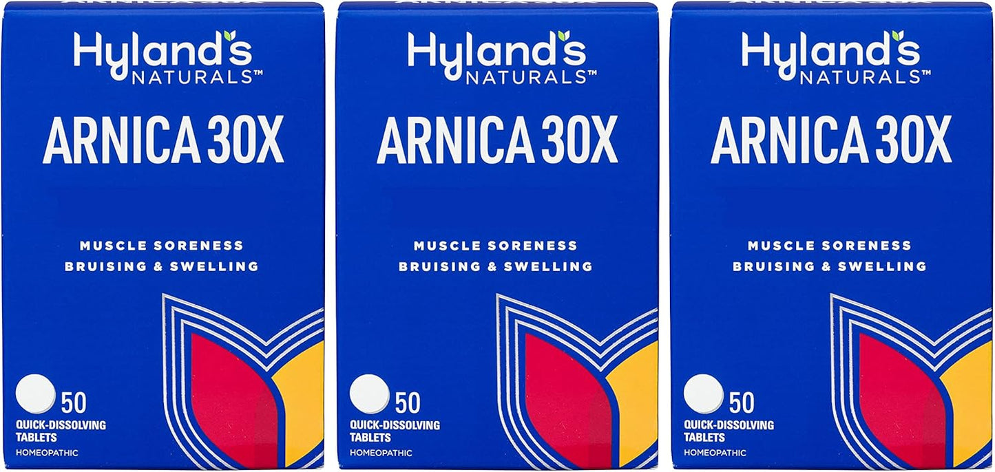 Hyland's Arnica 30x Tablets for Bruising and Muscle Pain Relief