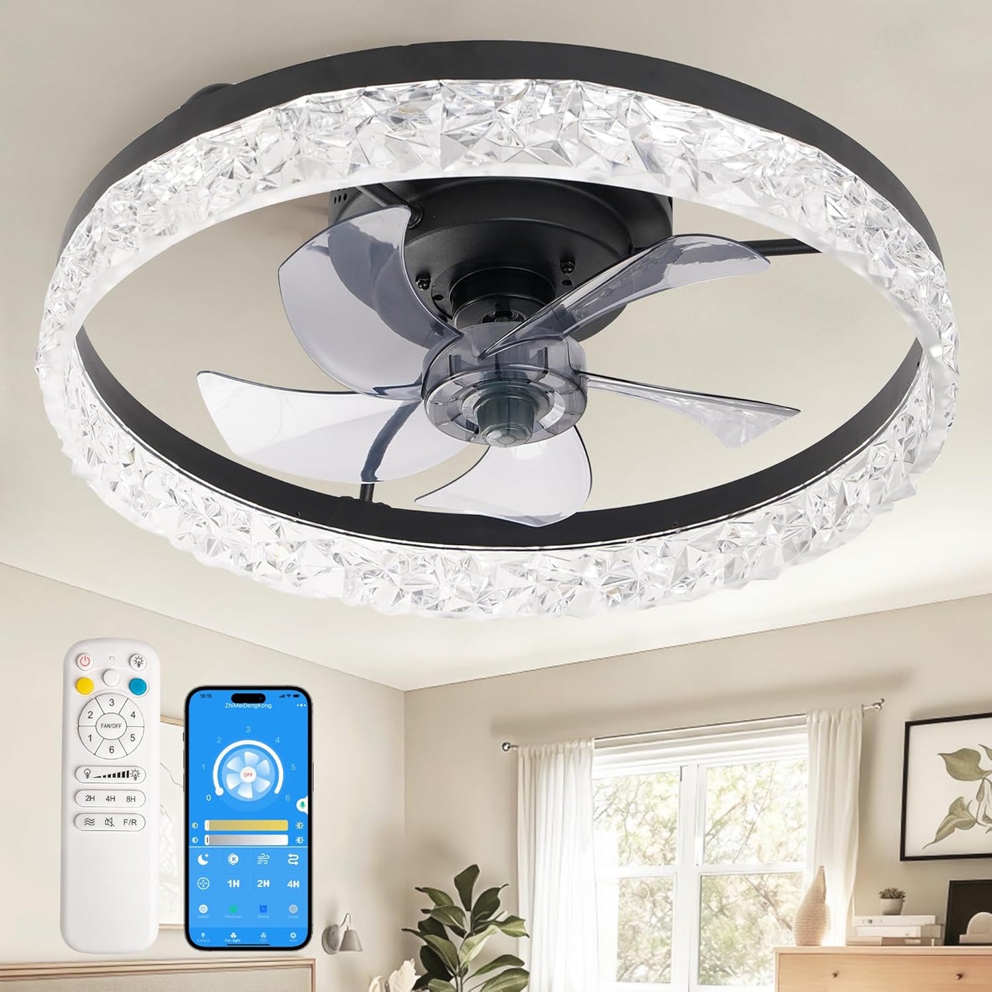 Elegant Ceiling Fans with Lights and Remote for Any Room