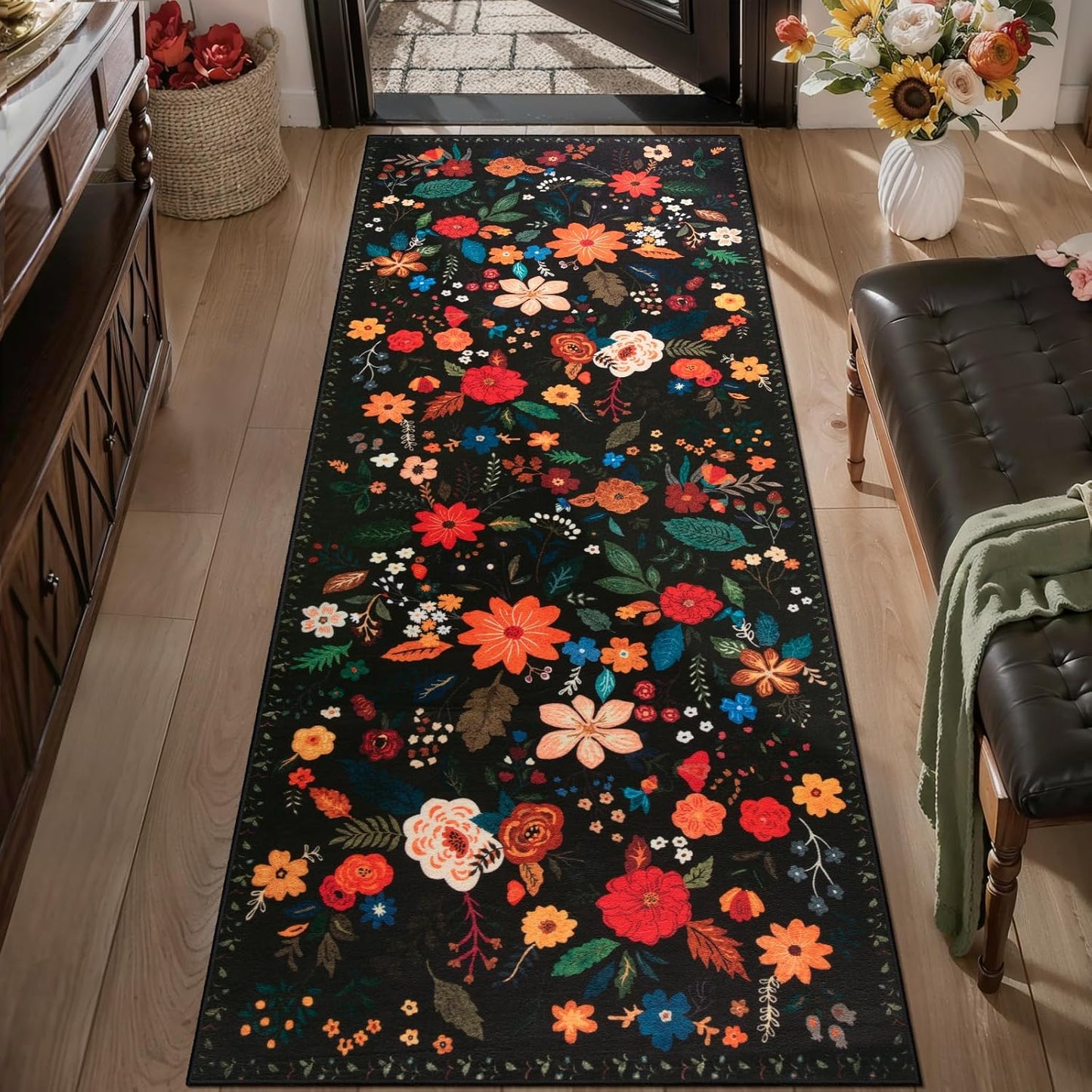 Tangsoo Runner Rug Hallway 2x6 Washable Carpet for Home