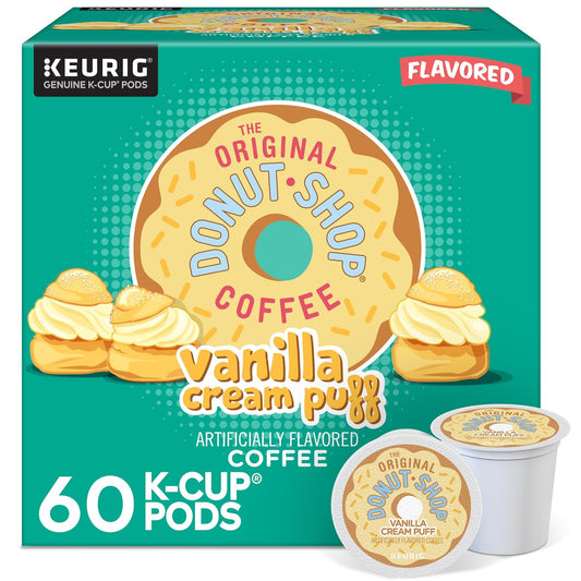 Delightful Vanilla Cream Puff Coffee Pods