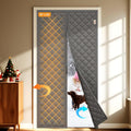 Magnetic Thermal Insulated Curtain for 36in x 82in Doors - Draft