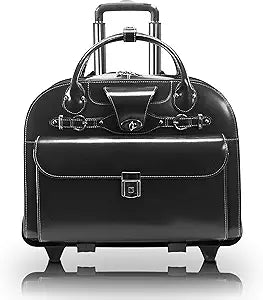 McKleinUSA ROSEVILLE Leather Fly-Through Checkpoint Briefcase