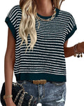 Lightweight Women's Short Sleeve Sweater by PRETTYGARDEN
