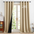 Full Blackout Curtains 96 in for Living Room - Grommet Privacy Panels