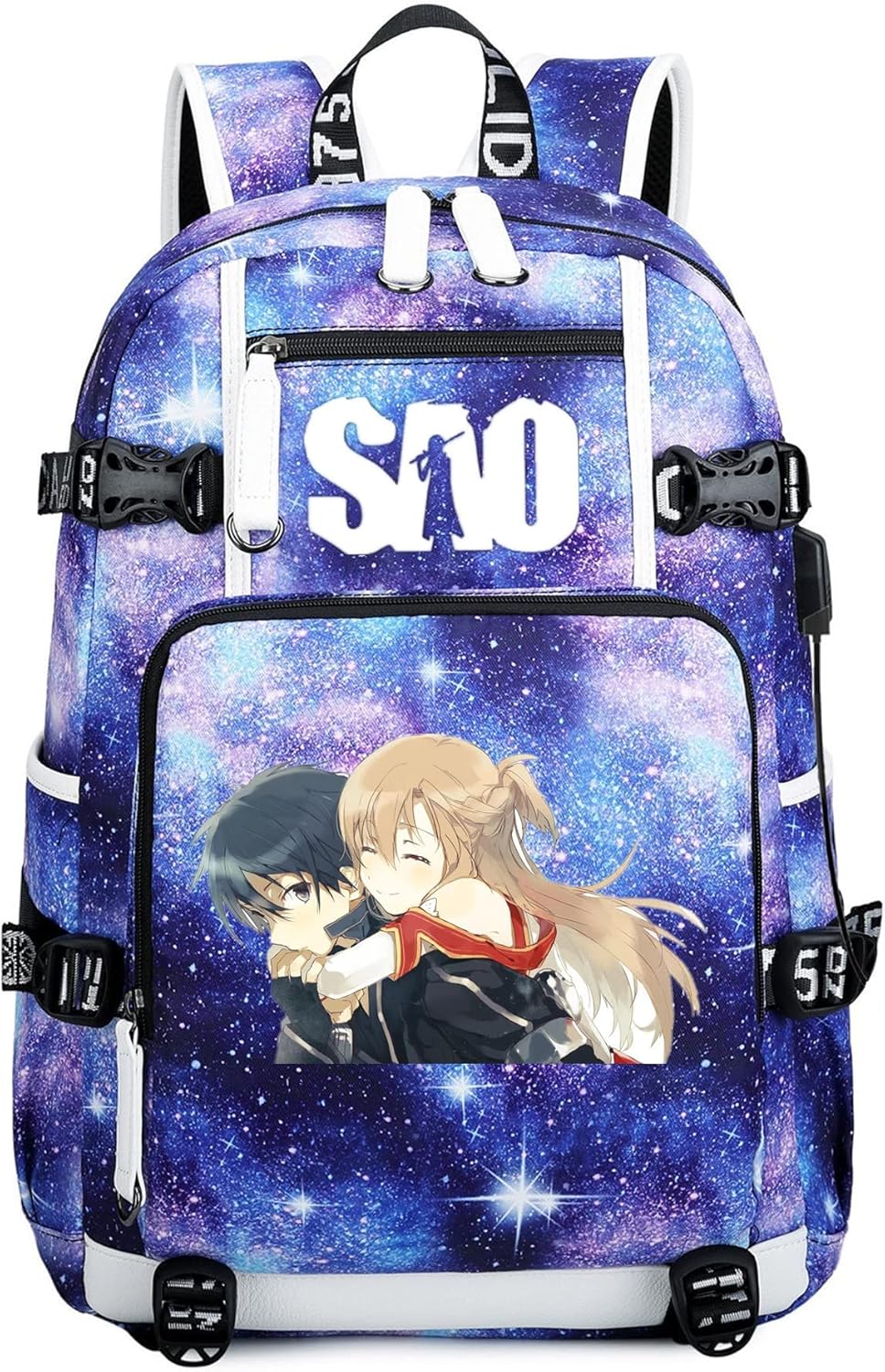 ISaikoy Anime Sword Art Online Backpack for School and Travel