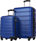 Carry on Luggage Set 2 Piece Hard Case Spinner - Airline Approved