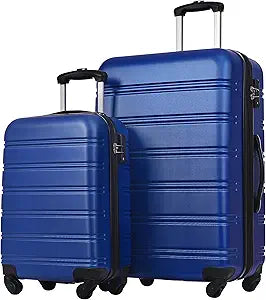 Merax Luggage Sets of 2 Piece Carry on Suitcase Approved