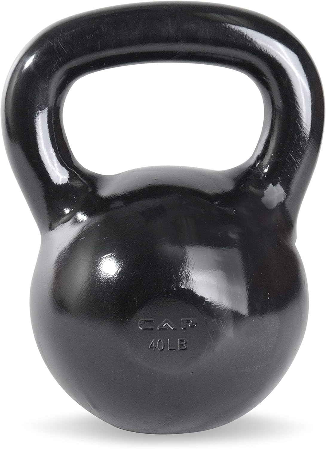 Versatile Enamel Coated Cast Iron Kettlebell for Workouts
