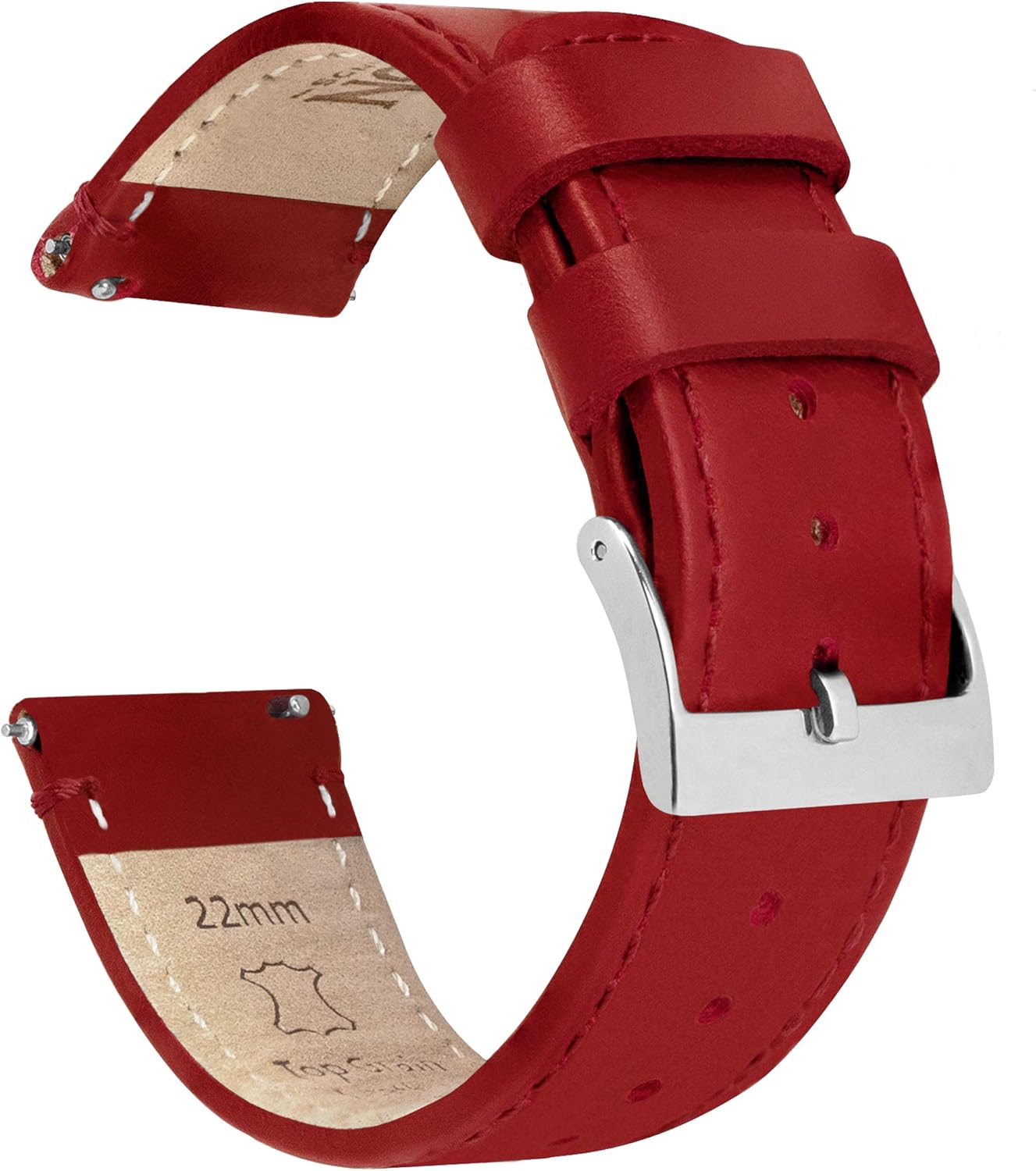 Barton Quick Release Leather Watch Band Strap for All Watches