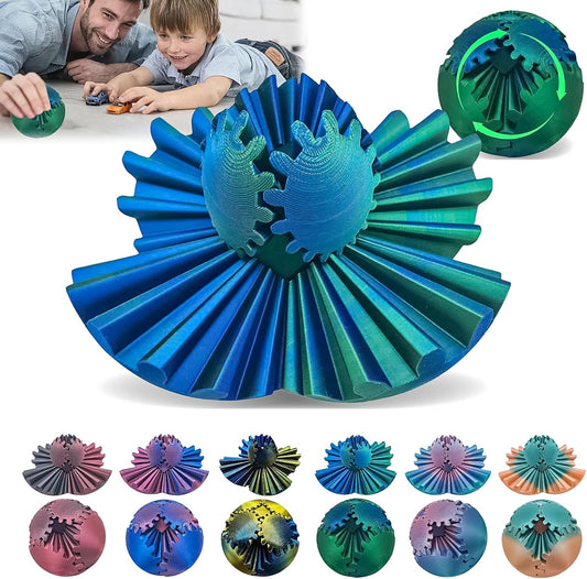 Stress Relief Gear Ball - Think, Spin, Relax!