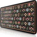 iCasso Black Desk Mat Large Desk Pad for Keyboard and Mouse - Smooth