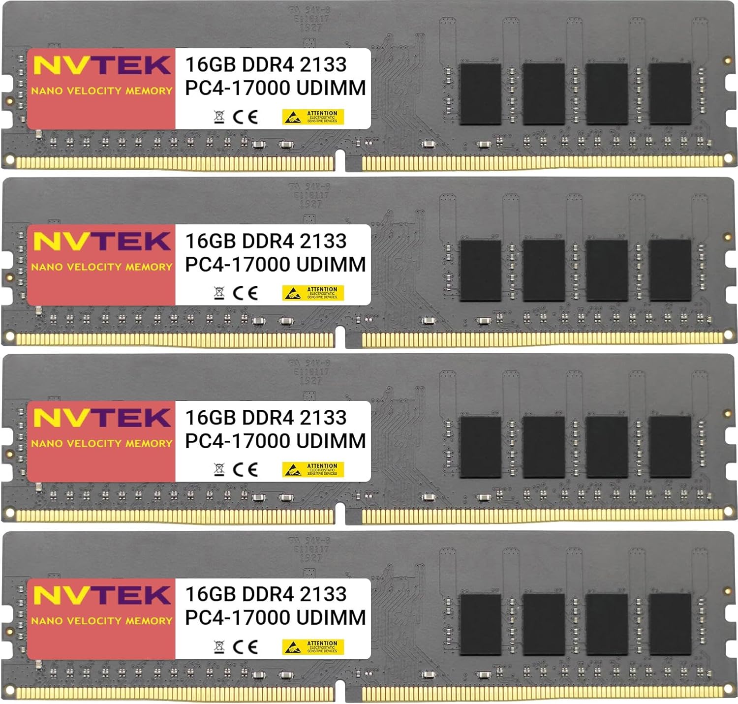 64GB DDR4 2133MHZ PC4-17000 UDIMM Memory Kit for Desktops