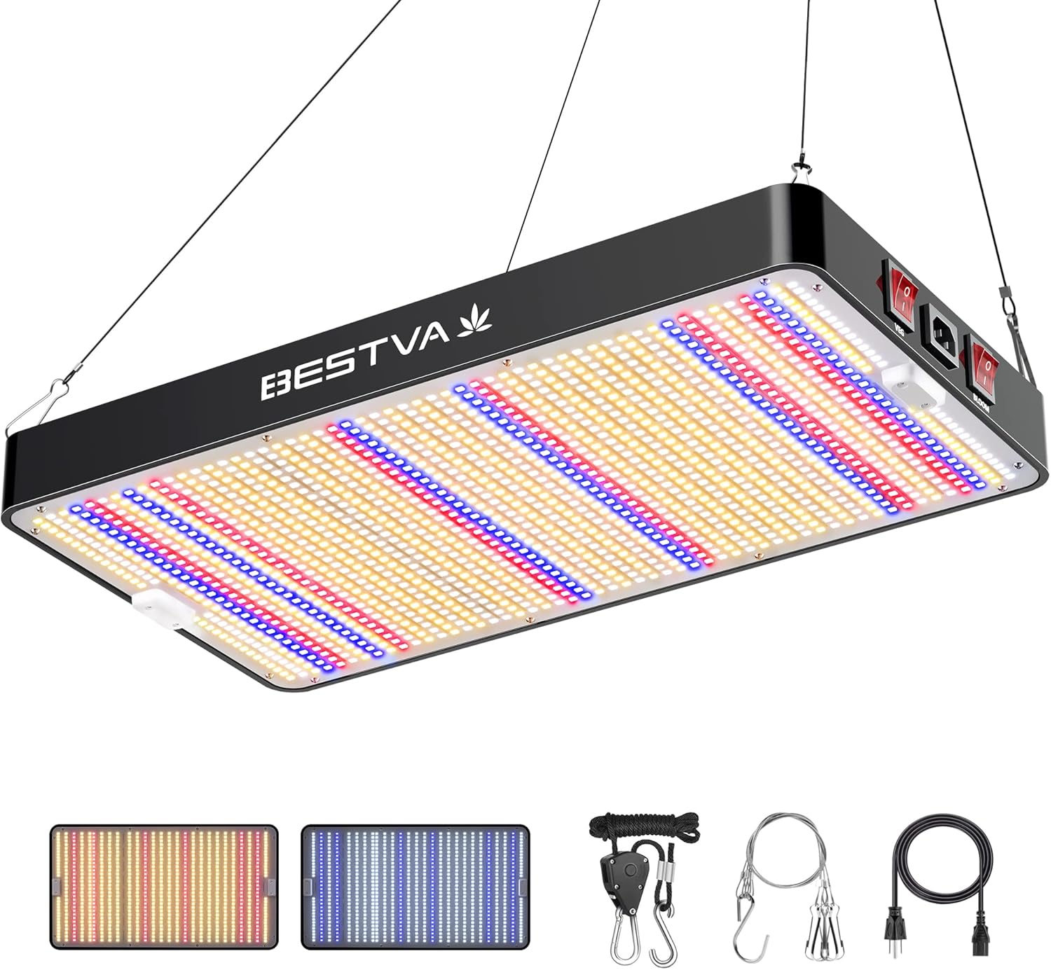 BESTVA DC3000 LED Grow Light for High Yield Indoor Plants