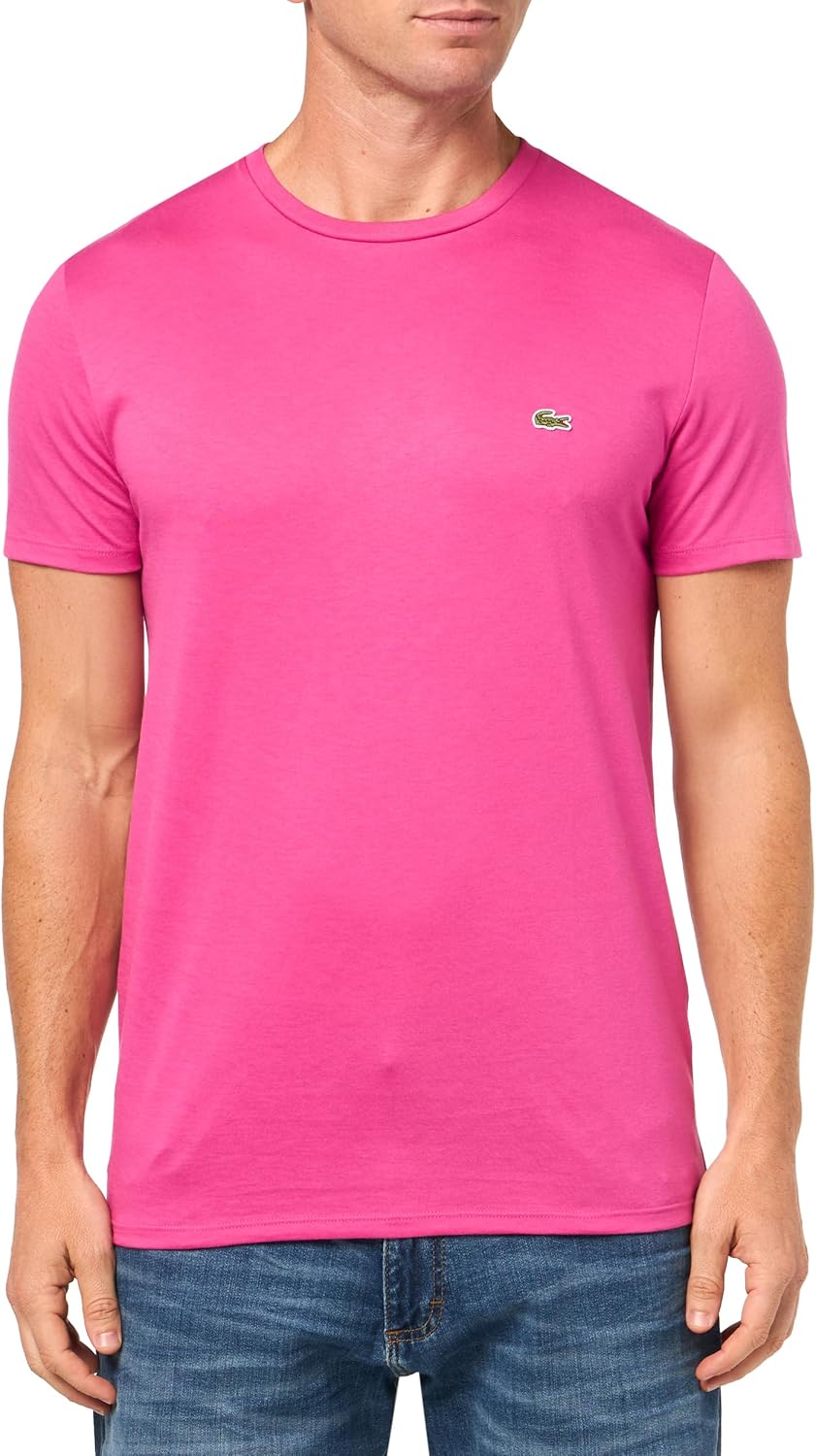Lacoste Men's Short Sleeve Pima Jersey Crew Neck Tee Review