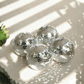7in Mirror Disco Ball Set 4pcs - Compact Party Lighting for Events