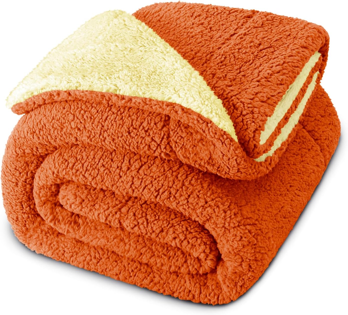 Reversible King Size Sherpa Fleece Blanket for Cozy Comfort