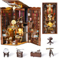 DIY Book Nook Kit Beyond Library - 3D Wooden Puzzle Bookend