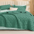 Litanika Queen Quilt Bedding Set, Haze Green Lightweight Comforter