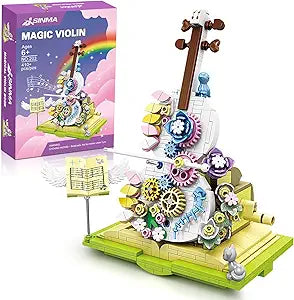 JSINMA Flower Violin Building Set - Creative Gift for Kids