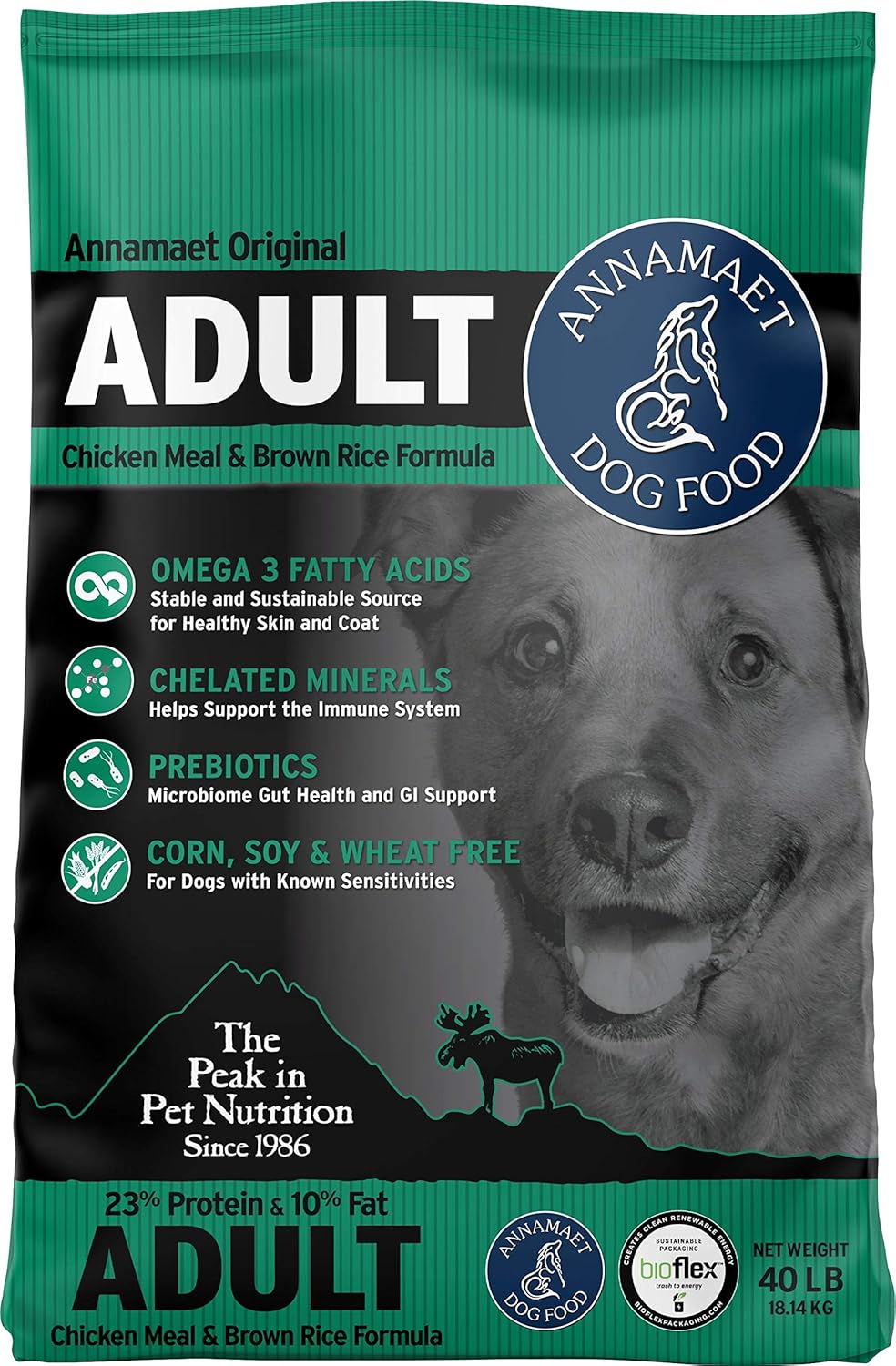 Annamaet Original Adult Formula Dry Dog Food for Healthy Pets