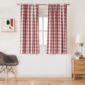 72 Inch Buffalo Plaid Full Blackout Curtain Panels - Farmhouse
