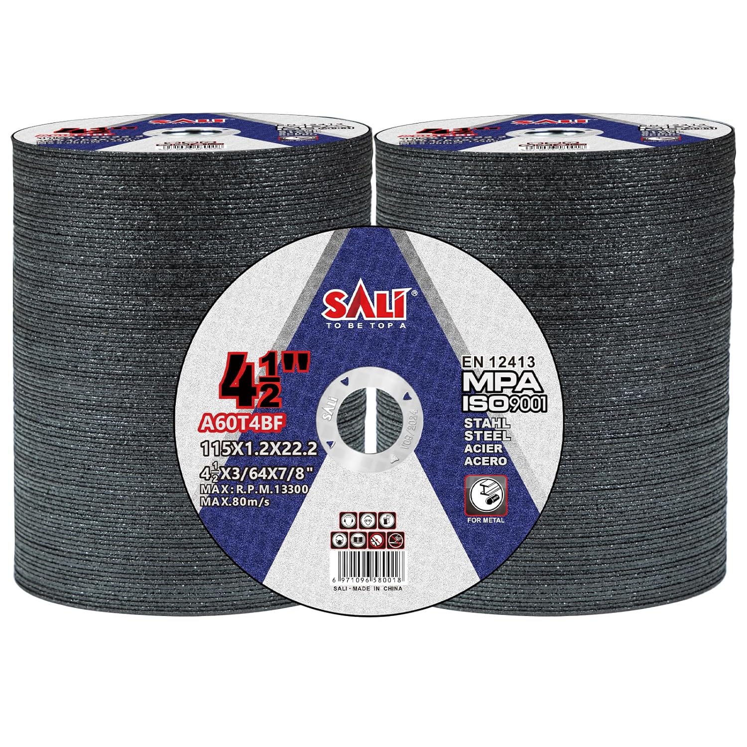 Get Precision Cuts with SALI 4-1/2 Cutting Wheels for Metal & Steel
