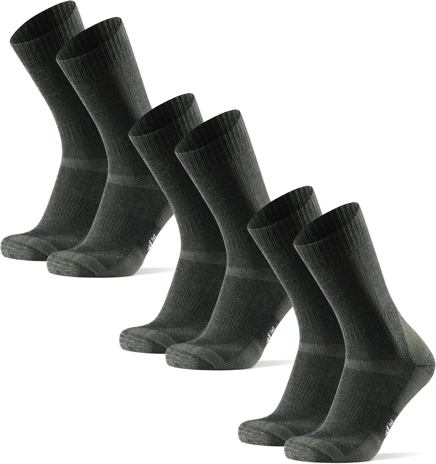 DANISH ENDURANCE Merino Wool Hiking Crew Socks for Comfort