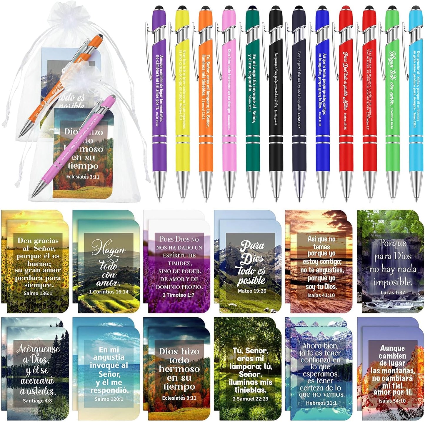 Spanish Religious Notebook Set - Perfect Gift!