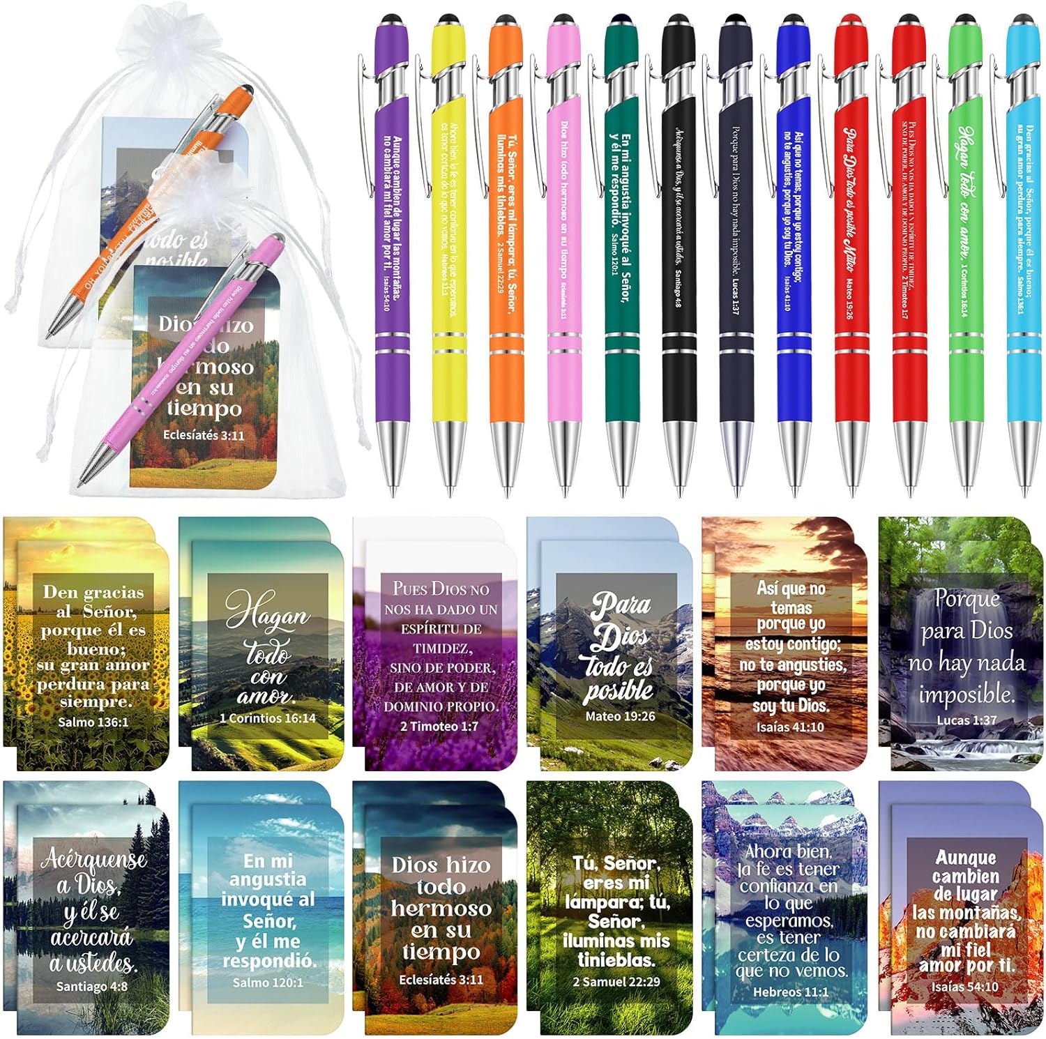 Spanish Religious Notebook Set - Perfect Gift!
