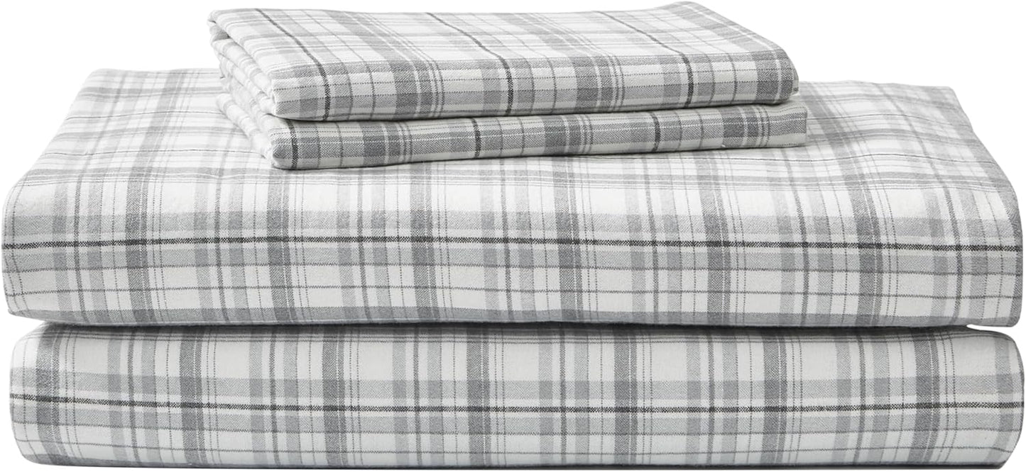 Eddie Bauer Full Cotton Flannel Bedding Set for Cozy Comfort