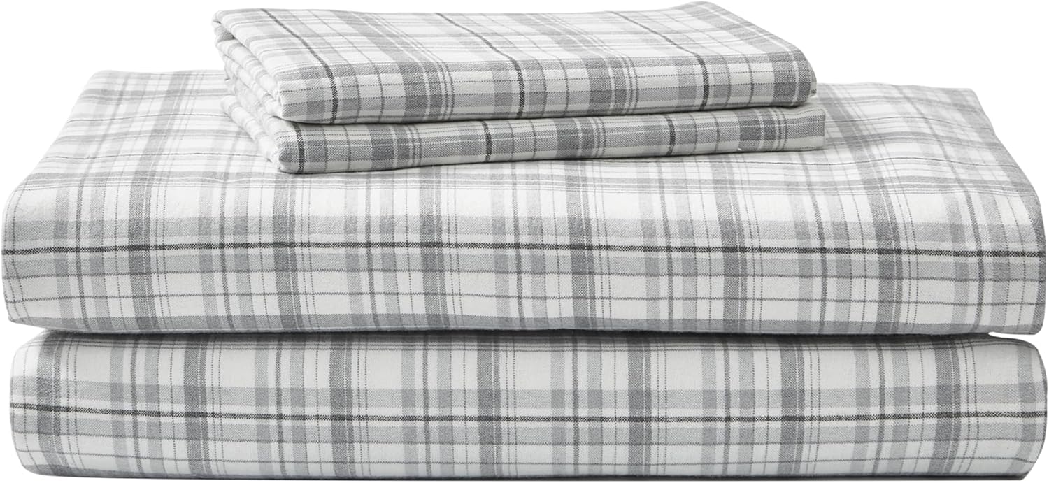 Eddie Bauer Full Cotton Flannel Bedding Set for Cozy Comfort