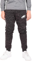 Ultra Game Boys' NFL Black Snow Fleece Jogger Sweatpants (Style N4X4)