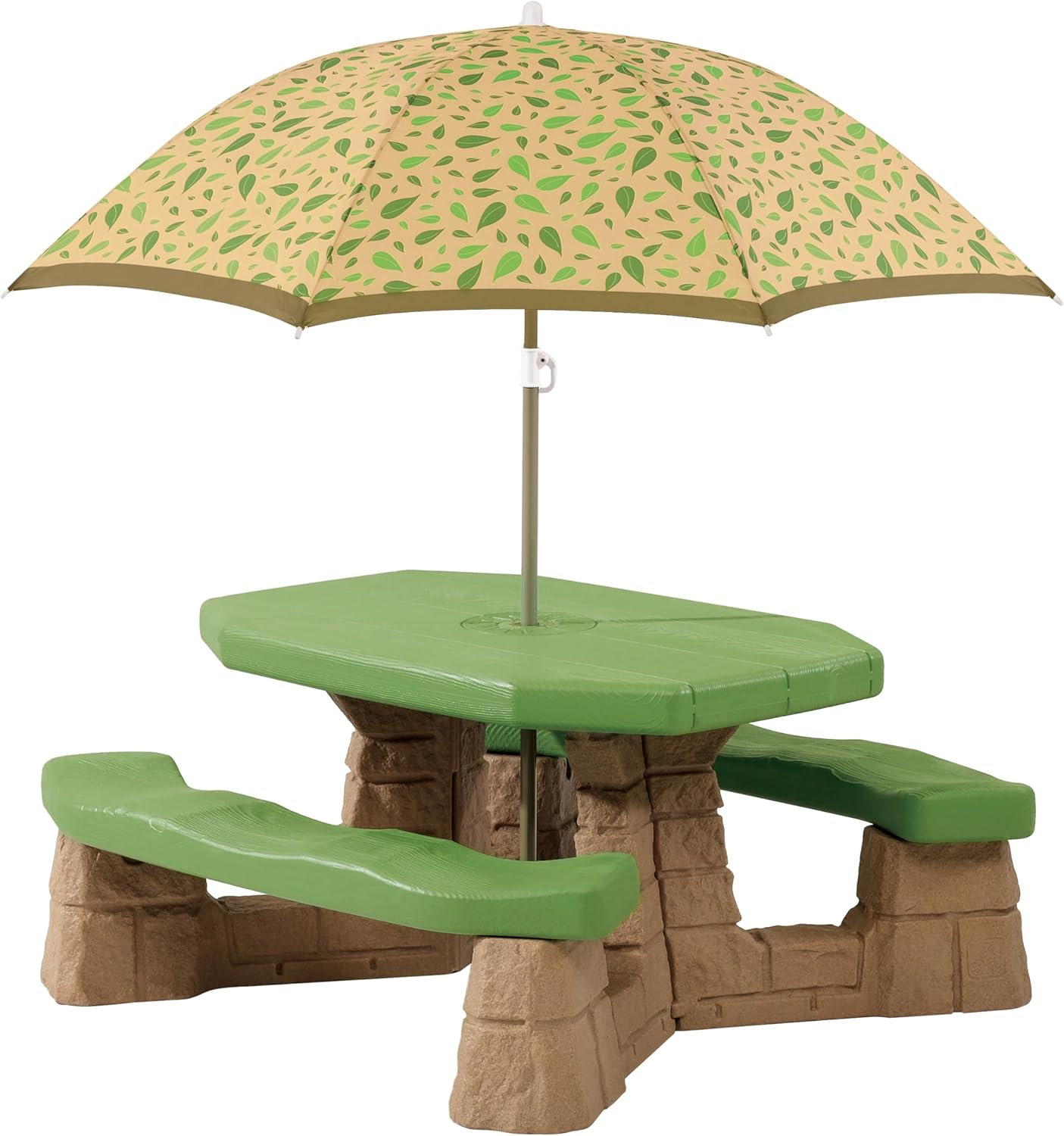 Step2 Naturally Playful Kids Picnic Table with Umbrella for Fun
