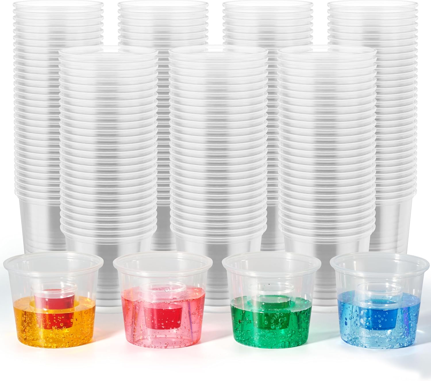 JOLLY CHEF 500 Disposable Bomber Cups for Party Fun