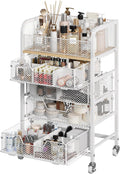 Makeup Cart Organizer with 4 Drawers for Skincare Storage
