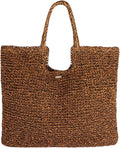 Roxy Women's Beach Tote Bag - Lightweight Straw Travel Tote