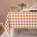Rustic Gingham Tablecloth Buffalo Plaid Rectangle 55x102 - Farmhouse