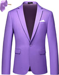MOGU Blazer for Men Casual Fit Jacket with One Button - Versatile body