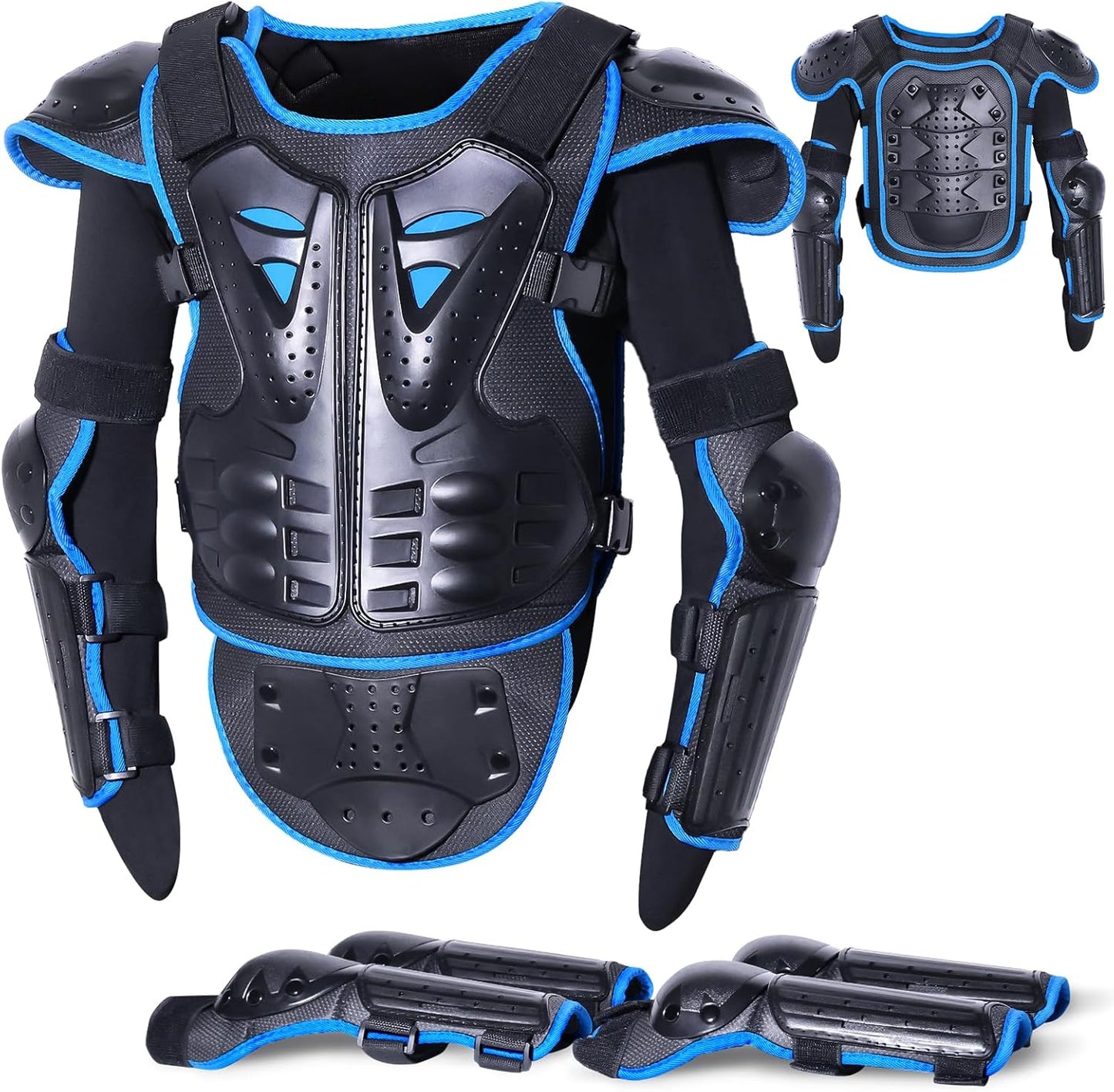 StarknightMT Upgraded Kids Motorcycle Armor Suit for Safety