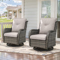 Belord Outdoor Swivel Rocker Patio Chairs Set of 2 - Comfortable