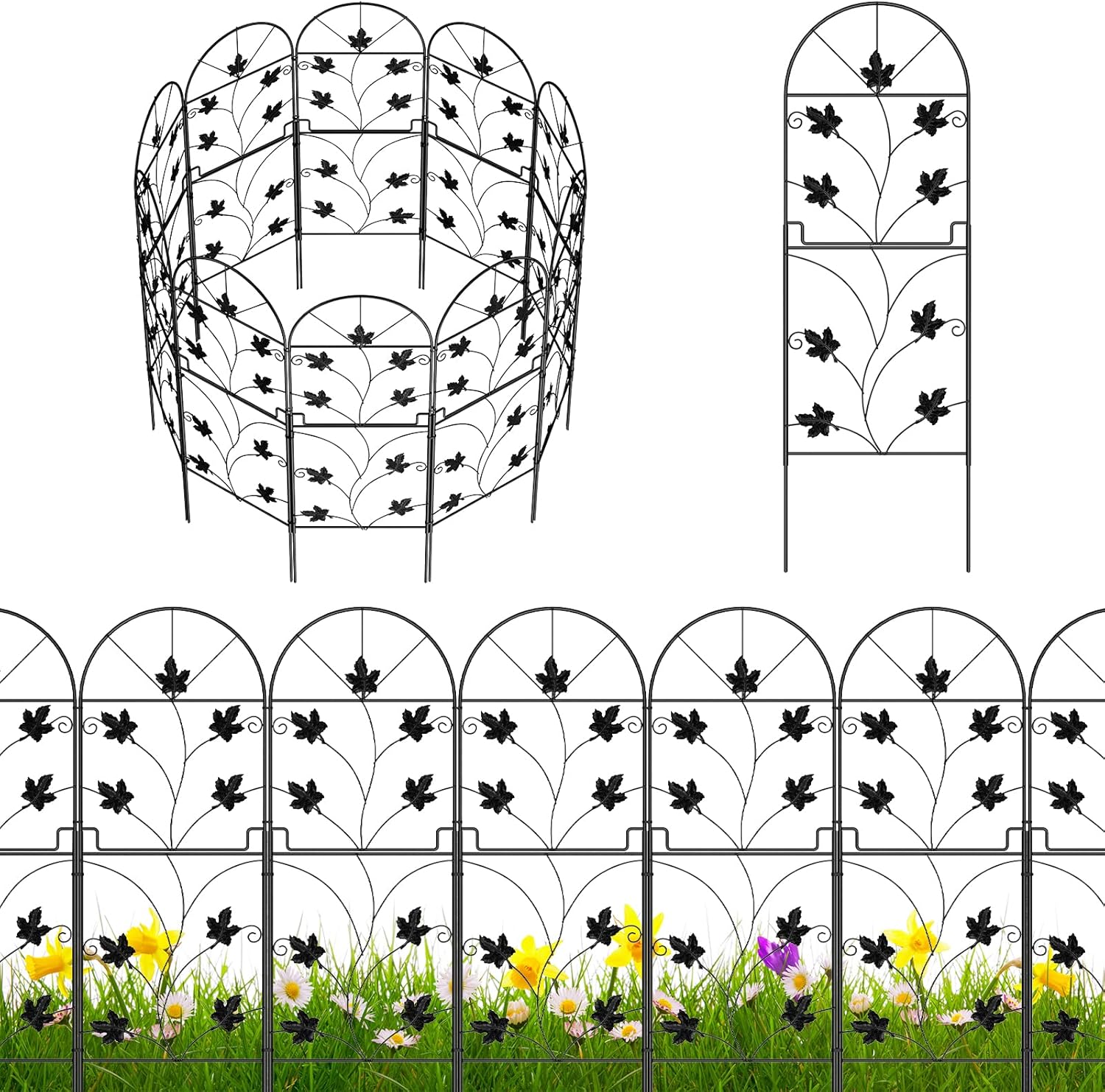 10 Pack Decorative Garden Fence Panels for Stylish Outdoor Spaces