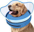 Supet Raised Inflatable Dog Donut Recovery Collar - Soft Post-Surgery