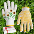 PAMASE Gardening Gloves for Women - 3 Pairs with Non-slip Dots