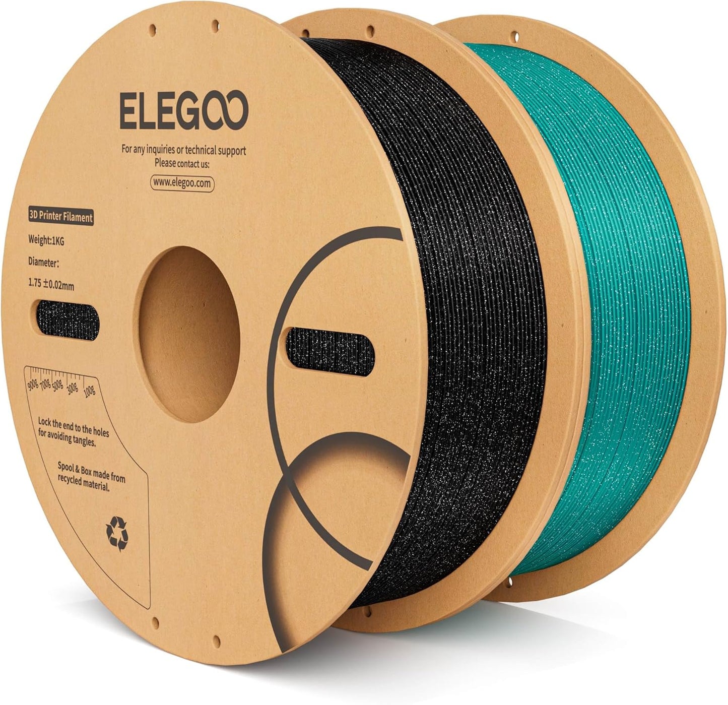 ELEGOO Sparkle PLA Filament 1.75mm for Stunning 3D Prints