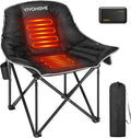 VIVOHOME Heated Camping Chair with Fast Charging