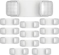 FREELICHT 12 Pack LED Emergency Lights for Business - 90 Min Backup
