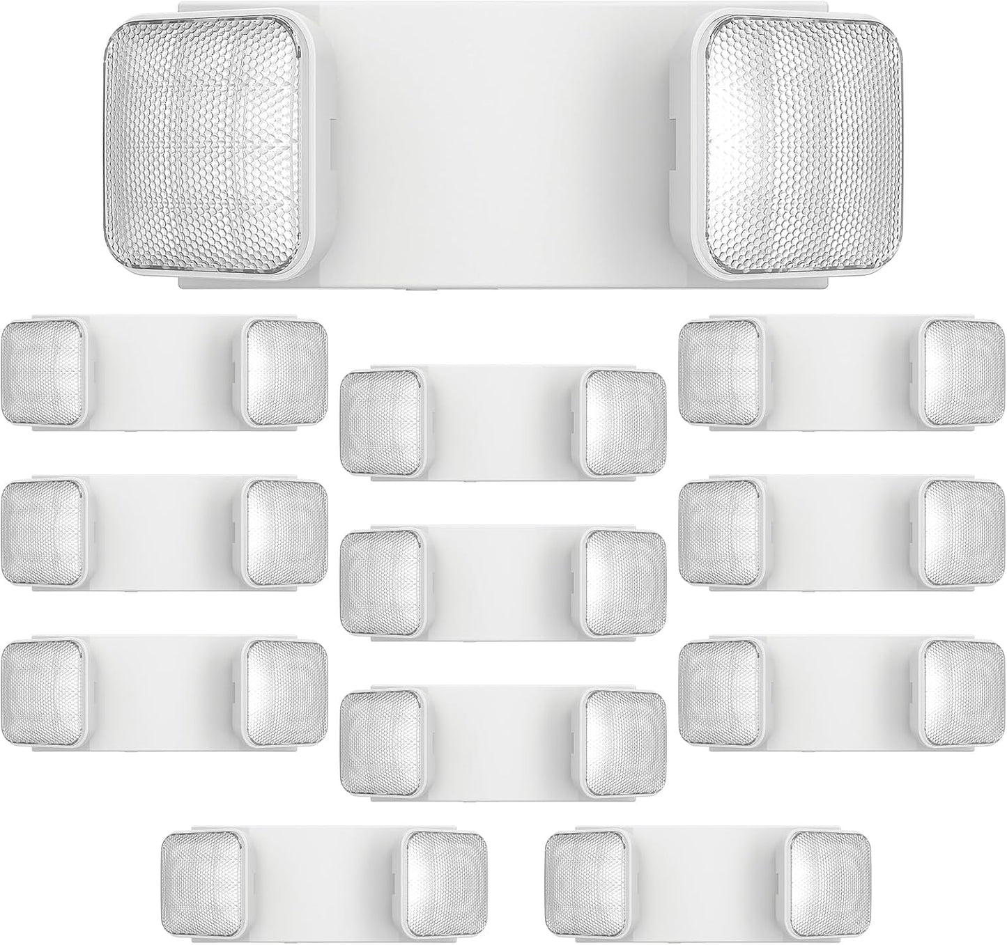 FREELICHT 12 Pack LED Emergency Lights with Battery Backup