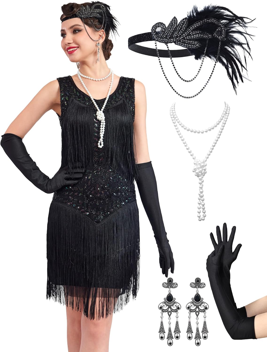 1920s Flapper Dresses for Women - Elegant Great Gatsby Style