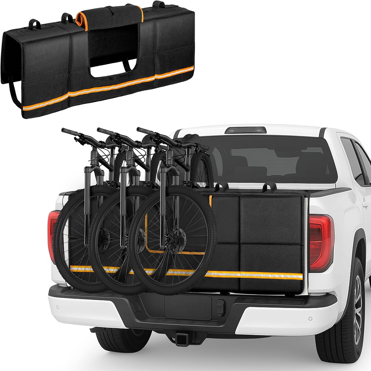 Thick Tailgate Bike Pad for Mid & Compact Pickups - 5 Bikes