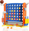 Giant 4-in-A-Row Connect Game Set Adjustable Height - Jumbo Yard Game